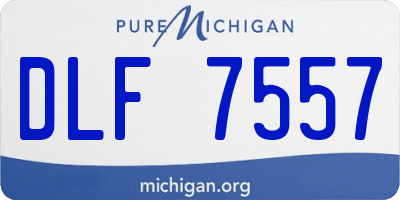 MI license plate DLF7557