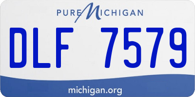 MI license plate DLF7579