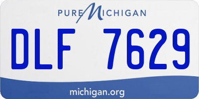 MI license plate DLF7629