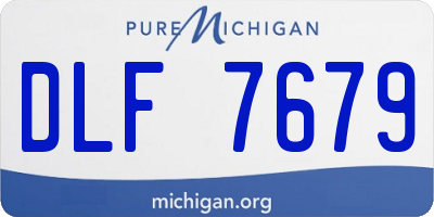 MI license plate DLF7679