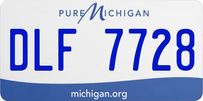 MI license plate DLF7728