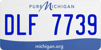 MI license plate DLF7739
