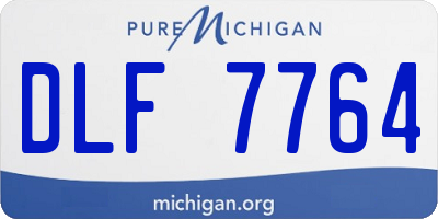 MI license plate DLF7764