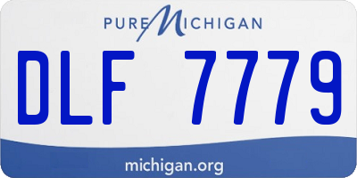 MI license plate DLF7779