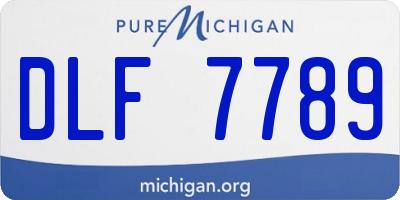 MI license plate DLF7789