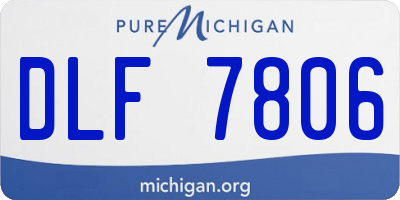MI license plate DLF7806