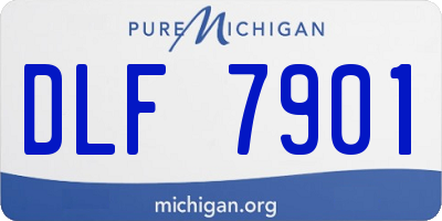 MI license plate DLF7901