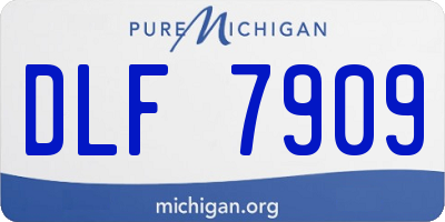 MI license plate DLF7909