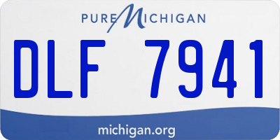 MI license plate DLF7941