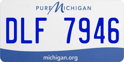 MI license plate DLF7946
