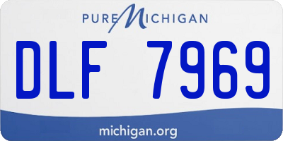 MI license plate DLF7969