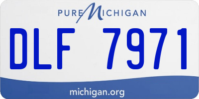 MI license plate DLF7971