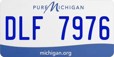 MI license plate DLF7976