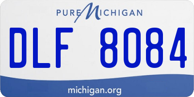 MI license plate DLF8084