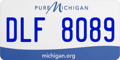 MI license plate DLF8089