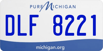MI license plate DLF8221