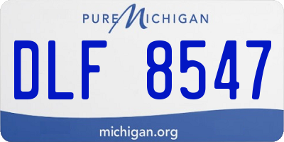 MI license plate DLF8547