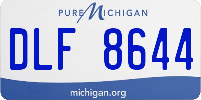 MI license plate DLF8644
