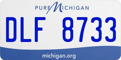 MI license plate DLF8733