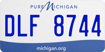 MI license plate DLF8744
