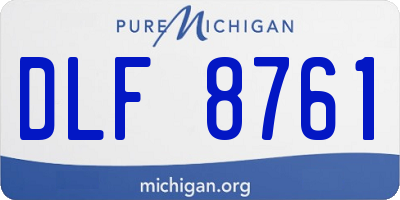 MI license plate DLF8761