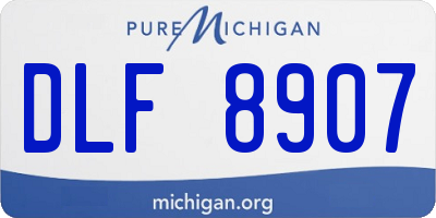 MI license plate DLF8907