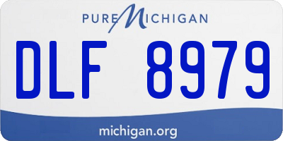 MI license plate DLF8979
