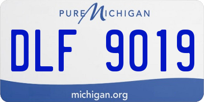 MI license plate DLF9019
