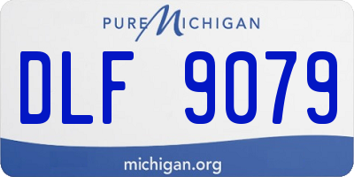 MI license plate DLF9079