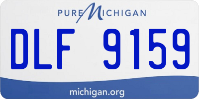 MI license plate DLF9159