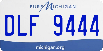 MI license plate DLF9444