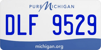 MI license plate DLF9529