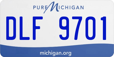 MI license plate DLF9701