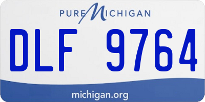 MI license plate DLF9764