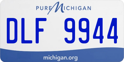 MI license plate DLF9944