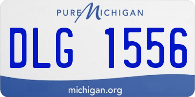 MI license plate DLG1556