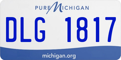 MI license plate DLG1817