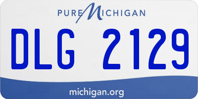 MI license plate DLG2129