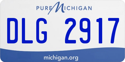 MI license plate DLG2917