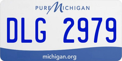 MI license plate DLG2979