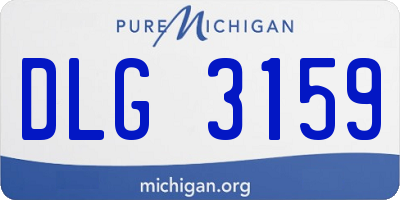 MI license plate DLG3159