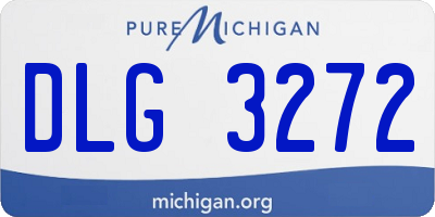 MI license plate DLG3272