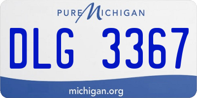 MI license plate DLG3367