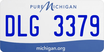 MI license plate DLG3379