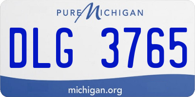 MI license plate DLG3765