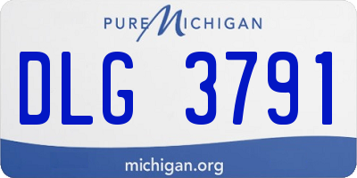 MI license plate DLG3791