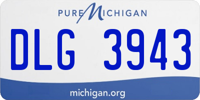 MI license plate DLG3943