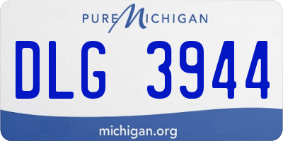 MI license plate DLG3944