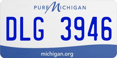 MI license plate DLG3946