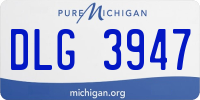 MI license plate DLG3947